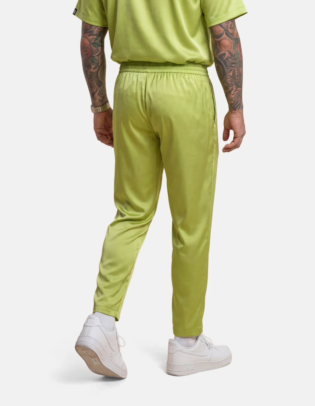 Acid Lemonade Pants, men's Italian-design satin resort trousers, We Hustle