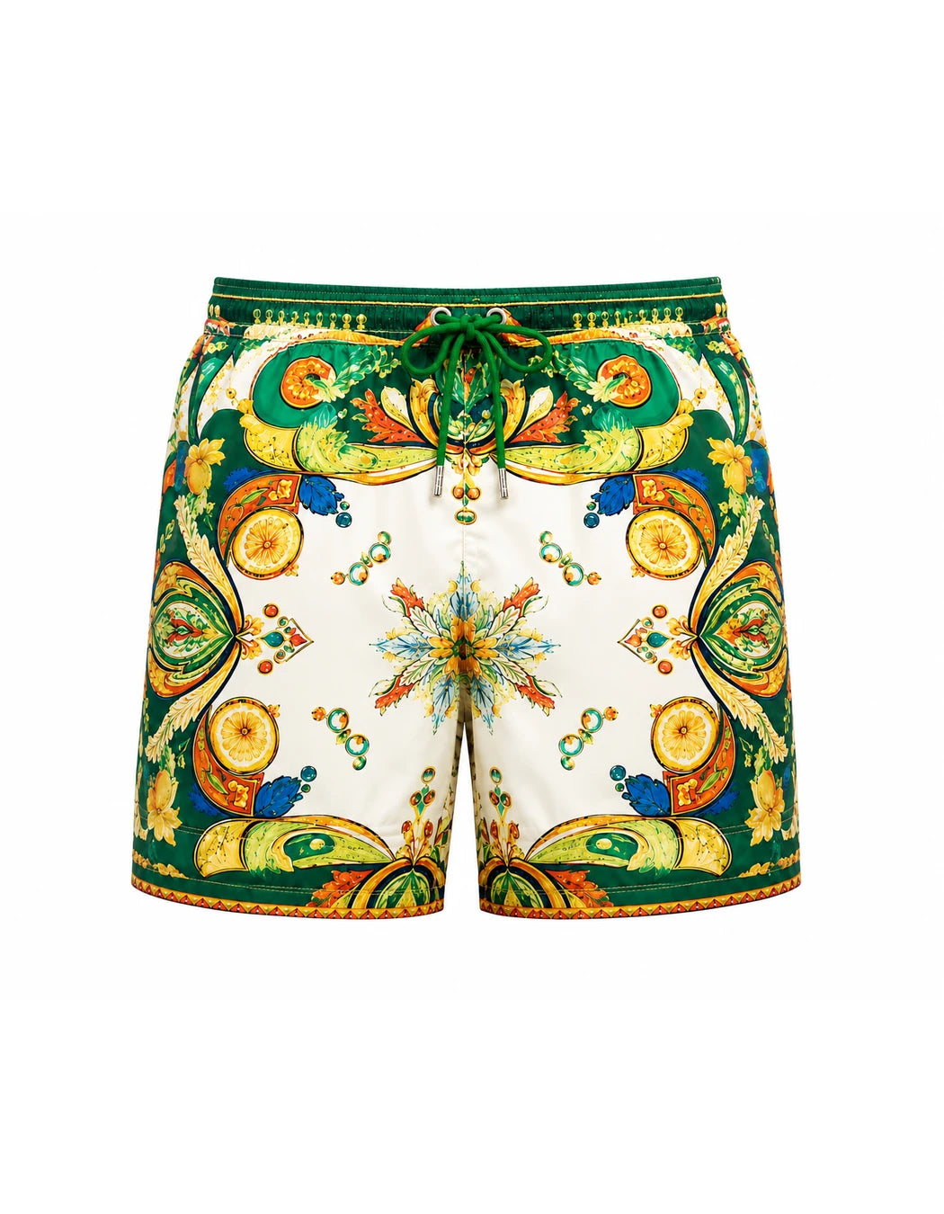 Dolce Vita Swimwear, men's Italian-design satin swim shorts, We Hustle