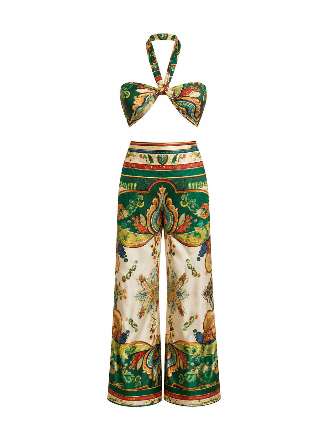 Dolce Vita Set, women's Italian-design satin resort co-ord, We Hustle