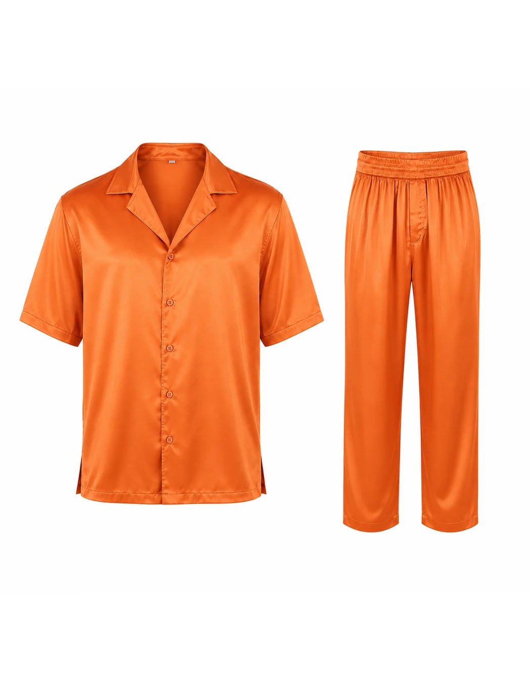 Fenyx Rising Set, men's Italian-design satin resort co-ord, We Hustle