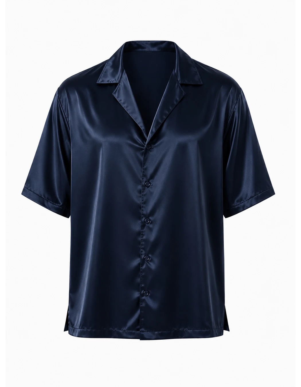 Look Twice Shirt, men's Italian-design satin resort shirt, We Hustle