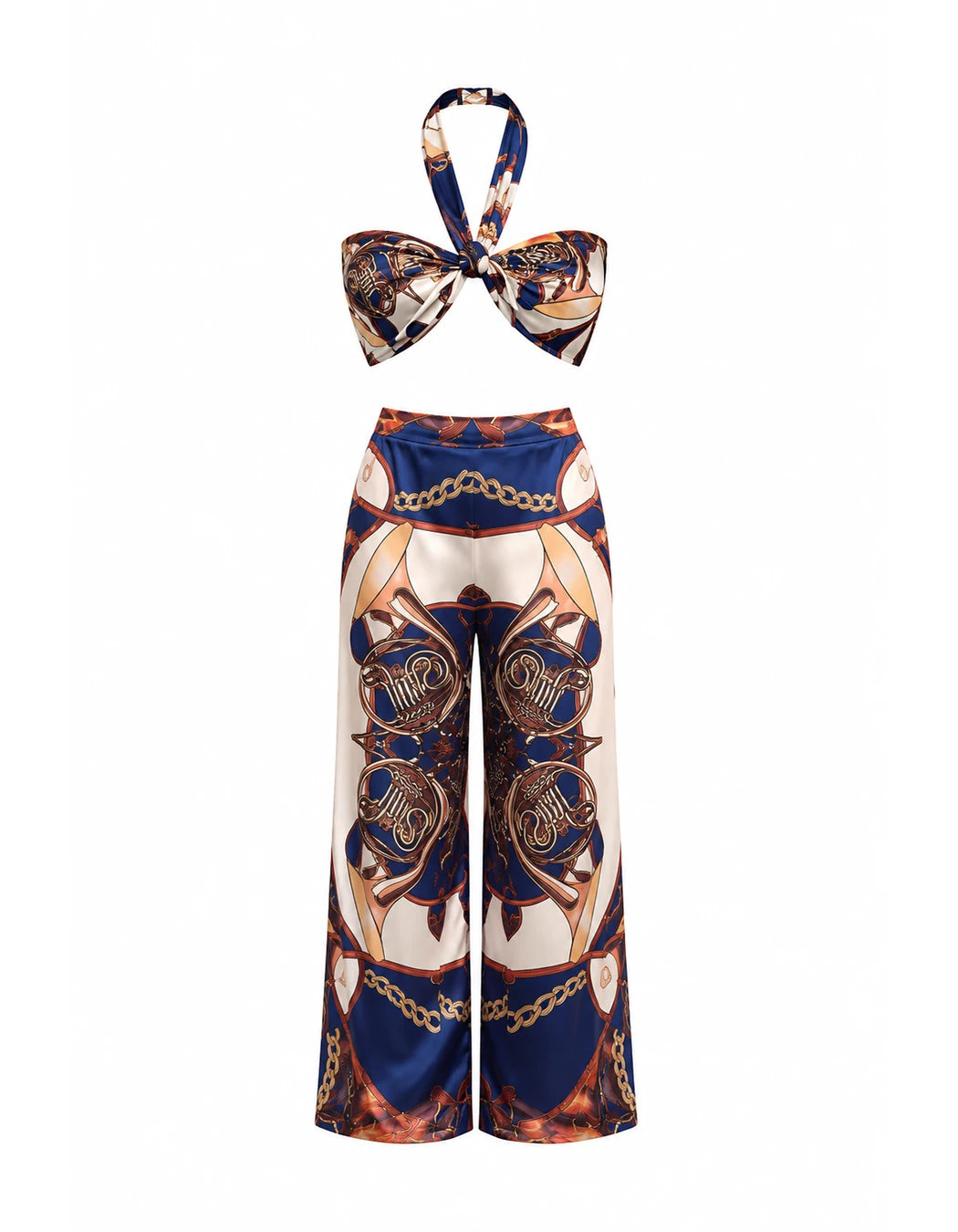 Music Is The Answer Set, women's Italian-design satin resort co-ord, We Hustle