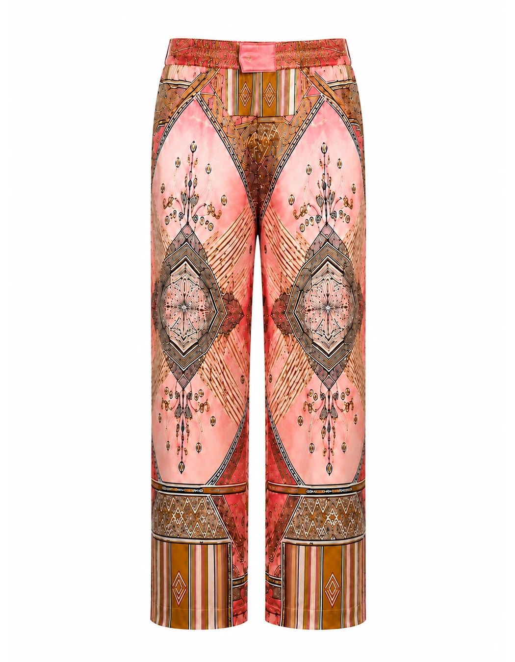 Scar City Pants, men's Italian-design satin resort trousers, We Hustle