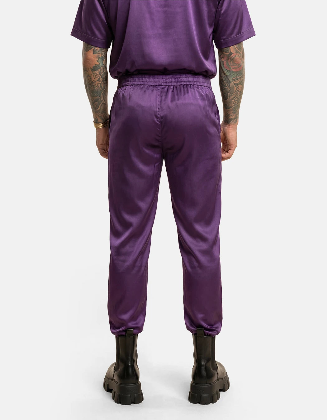 Touch Me Not Pants, men's Italian-design satin resort trousers, We Hustle