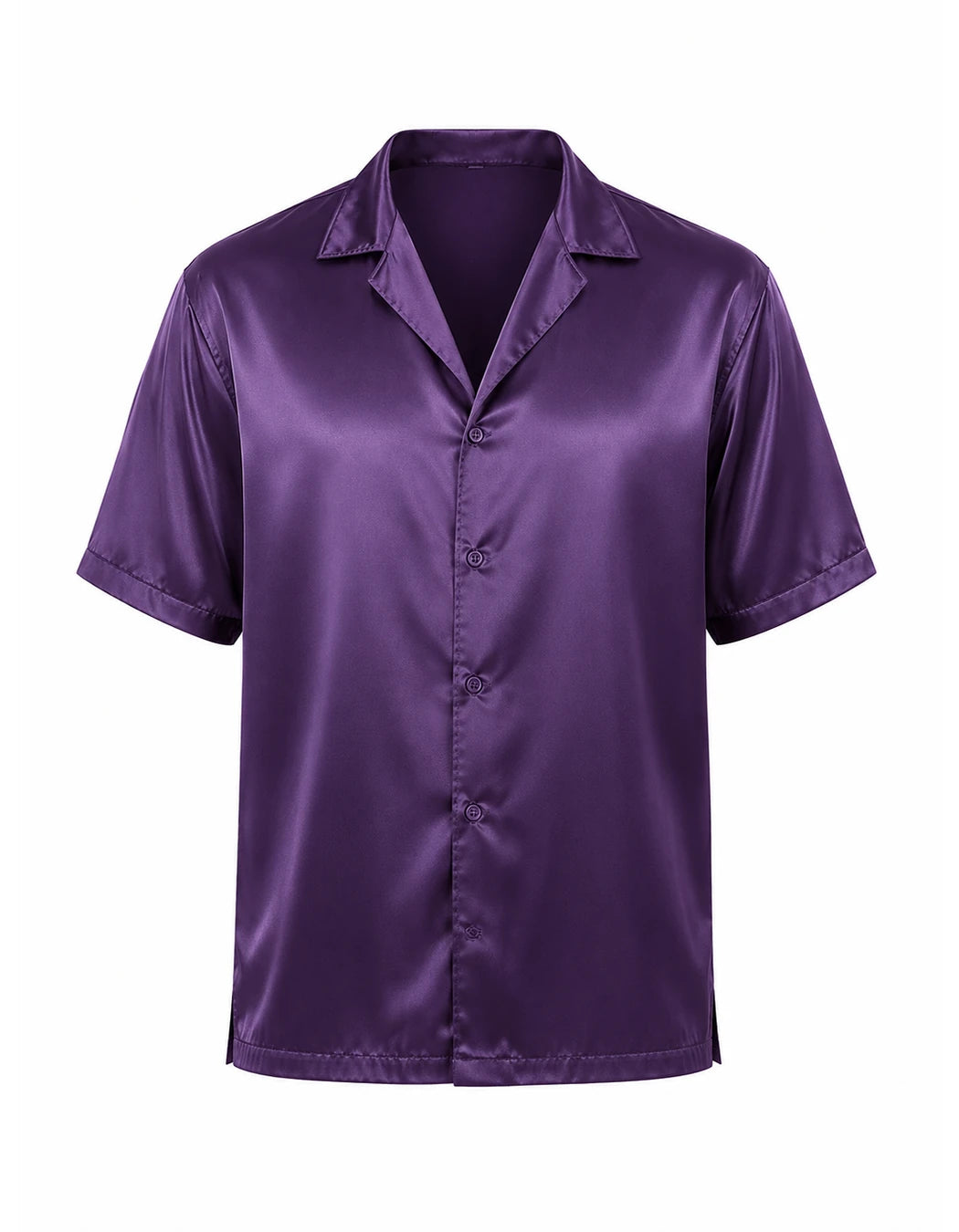 Touch Me Not Shirt, men's Italian-design satin resort shirt, We Hustle